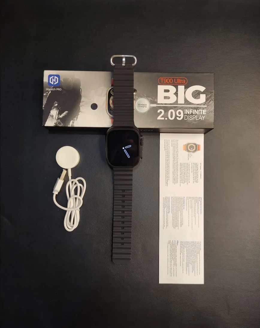 T900 Ultra Smart Watch - 2.09 Infinite Display - 49MM Dial Size - Built-in Games - Bluetooth Calling(random color).