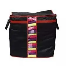 Black Storage Organizer Bag / Durable material for long-lasting use.