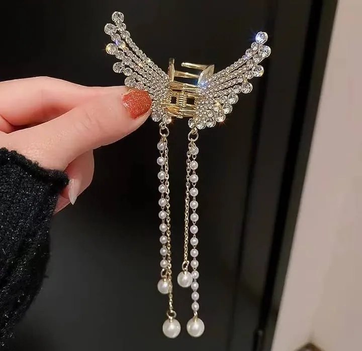 Beautiful Zircon korean Butterfly Hair Claw