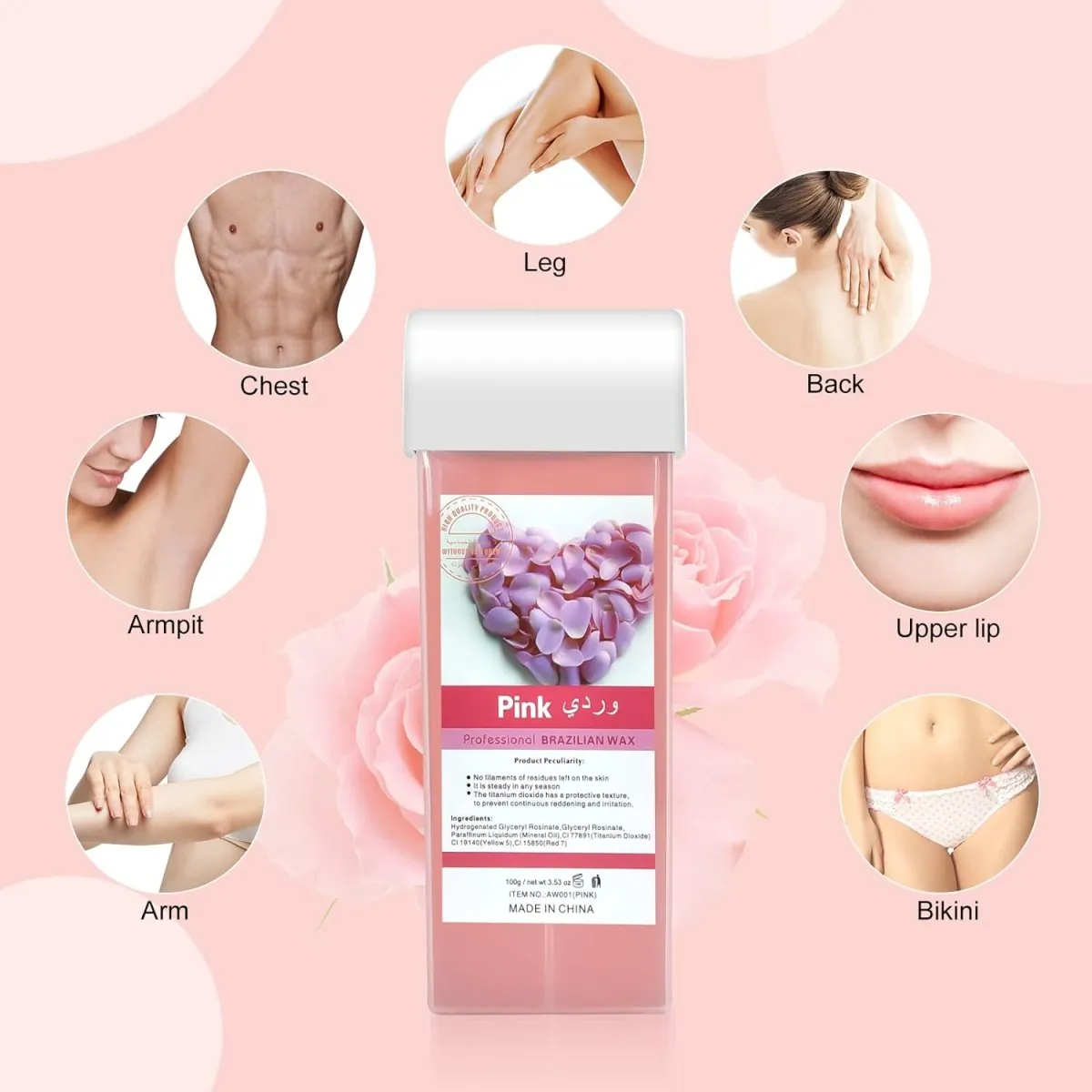 Refill Hair Removal Wax Roller,( random flavor)