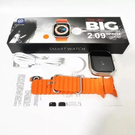 T900 Ultra Smart Watch Fitness Tracker - 2.09 Infinite Display (random color)