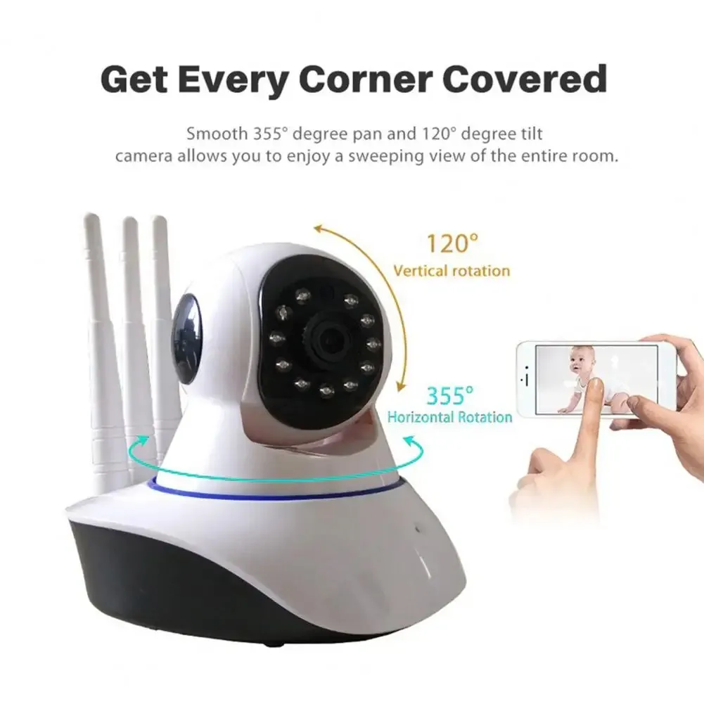 Speed-X 3 Antenna Ipc App New Color Night Vision Camera 2mp 1080p Full Hd With Pixlinkipc App