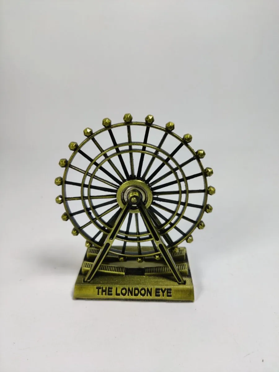 Creative Metallic London Eye Wheel Ornament (Rotating wheel)
