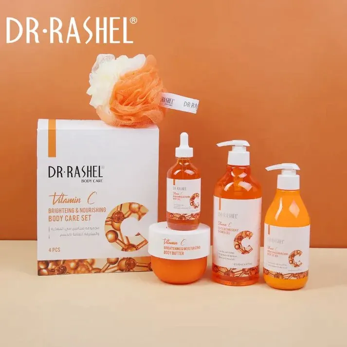 Dr.Rashel Vitamin C Brightening & Nourishing 4-Pieces Body Care Set Gift Box Body care set