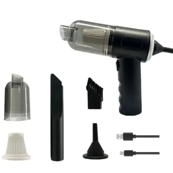 3 In 1 Portable Vacuum Cleaner Wireless Hand-held Cleaning For Car Home (As 228)