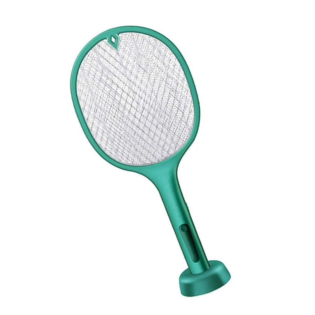 Mosquito Racket Electric Fly Swatter Powerful USB Rechargeable Grid 3-Layer Mesh Home Fly Killer Lamp (Without Box) (random color)