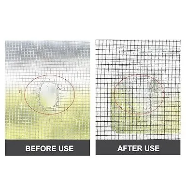 (pack of 10 )Multifunctional Sticker Drainer Net for bathroom, kitchen etc | Window Screen Repair Patches for Door Window