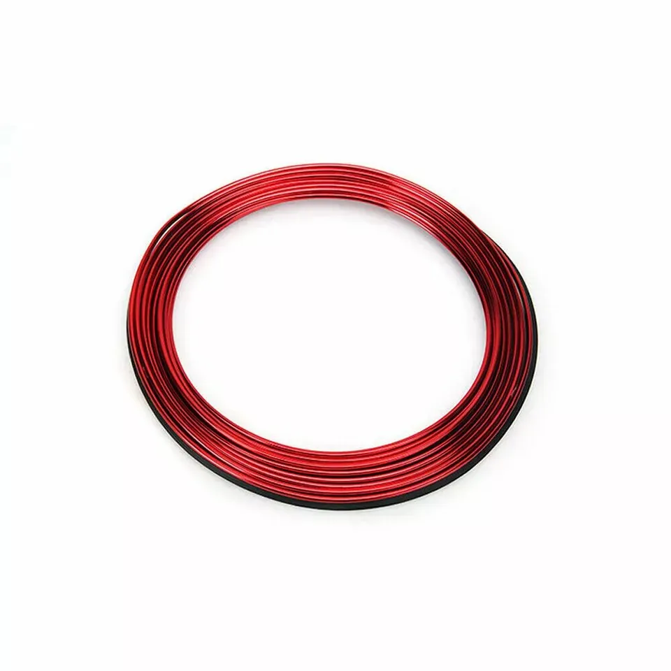 5Meter Cars Auto Accessories Dashboard Car Styling Interior Decoration Strips Molding Trim ( Red Color
