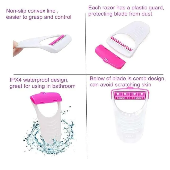 6 pcs Ladies Womens Girls Shaver Trimmer Bikini Razor soft
