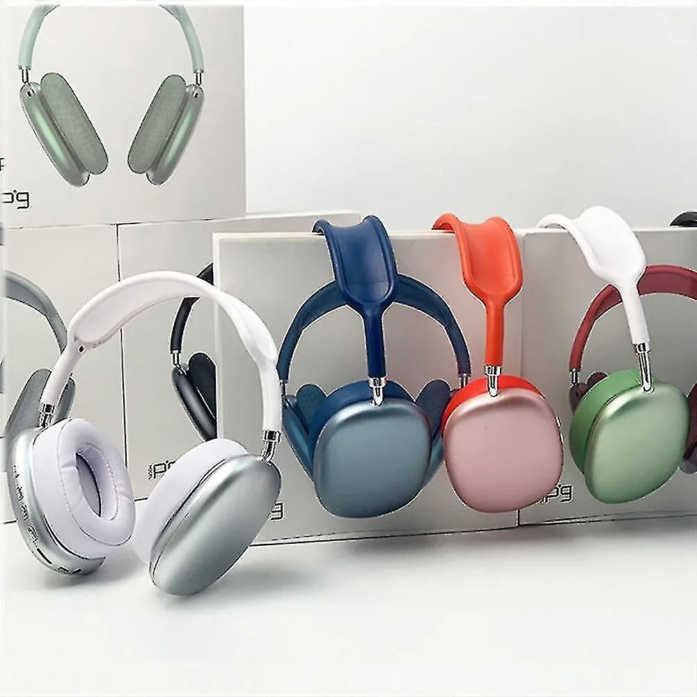 P9 Headphone - Wireless Bluetooth Headphones Adjustable Over-The-Ear Stereo Headset – P9 (Random color)