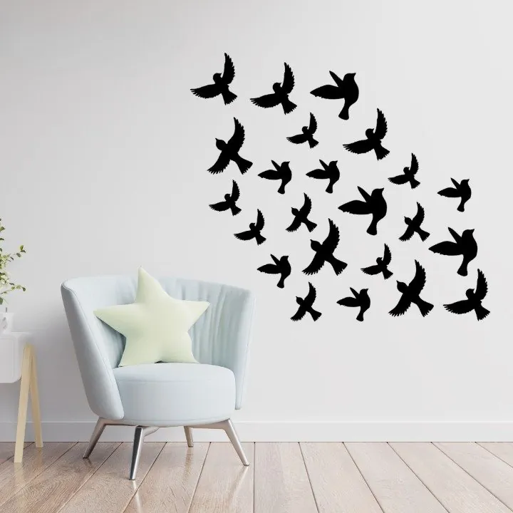 Buy One ( Pack Off 30 ) Get One ( Pack off 30 ) Free 3D Wooden Sparrow Buy One Get One Free | Wooden Wall Decoration Items for Home, Bedrooms Inspire Kids and Look Decent