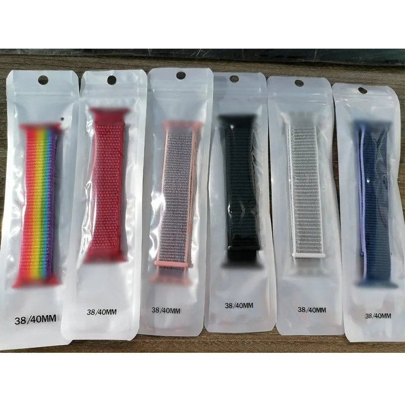 Apple Nylon Watch Strap (Random Color & Design)