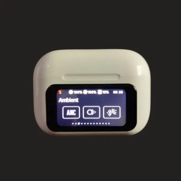 A9 Pro Digital Display Case Airpods / ANC/ENC Touch Screen Wireless Earbuds