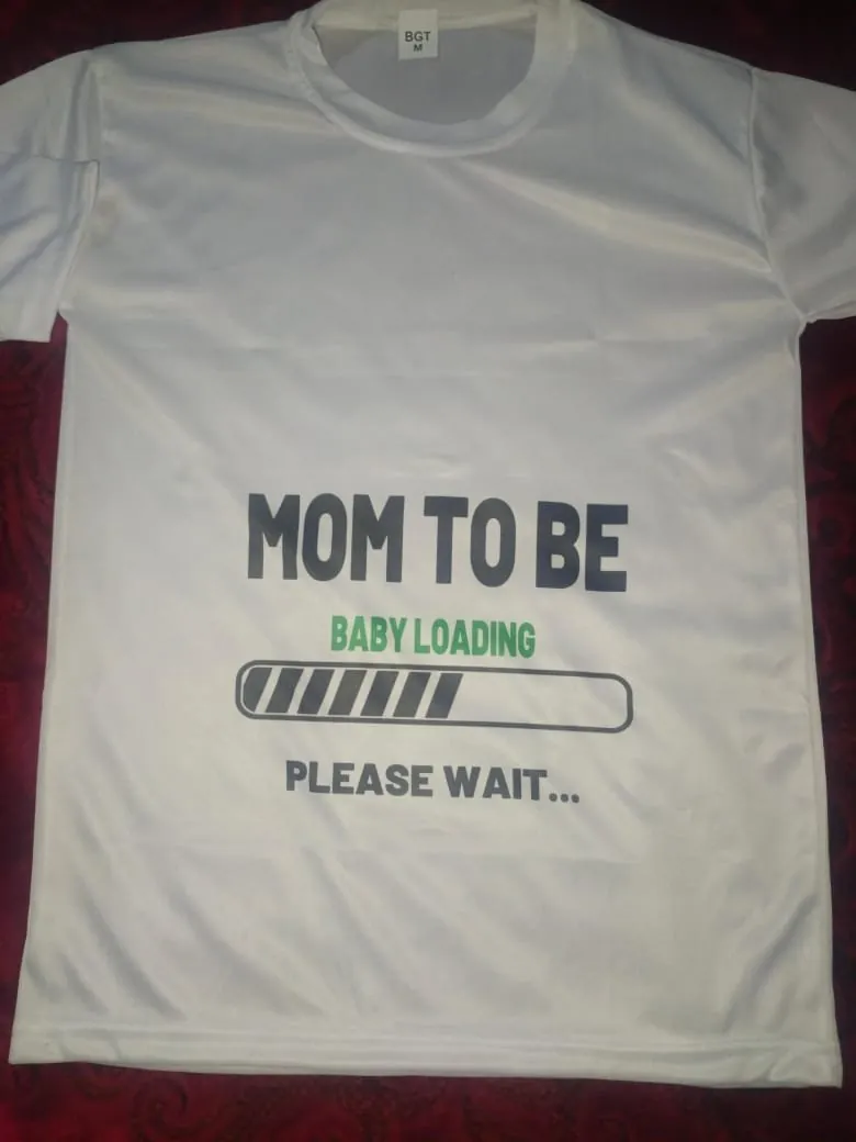 Dad to Be & Mom to Be Style White T-Shirt - Key & Heart Design T-Shirts – Best Quality T-Shirts | T-Shirt For Women - T-Shirt For Men
