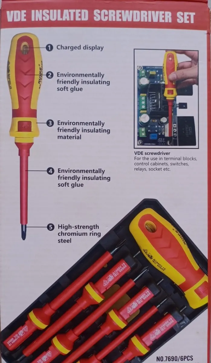6 in 1 Tester Tool Set - Tester Kit Best Quality Tester Kit - Tester with 6 Tester Head