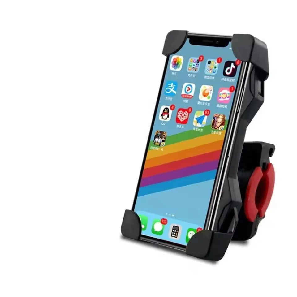 Mobile Phone Holder Stand for Bicycle & Motorcycle – Universal 360° Rotation Mount ( random color)