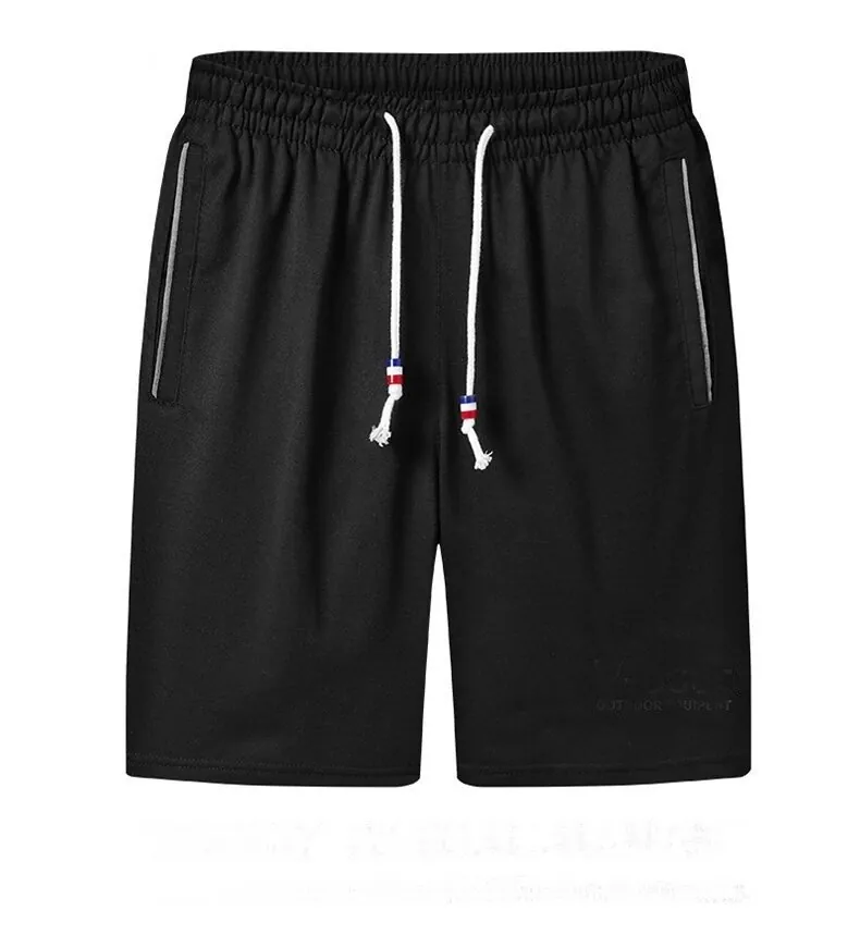 Summer Basketball Designer Shorts for Men | Solid Color | Breathable Drawstring Loose | Casual Short | High Quality [Black]