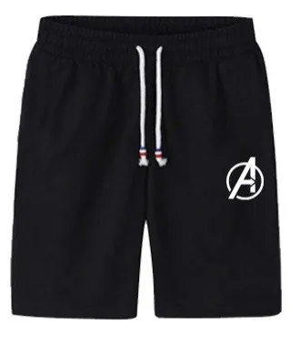 Avengers Logo Jersey Shorts for MEN | Black | Gym, Sports & Fitness Shorts