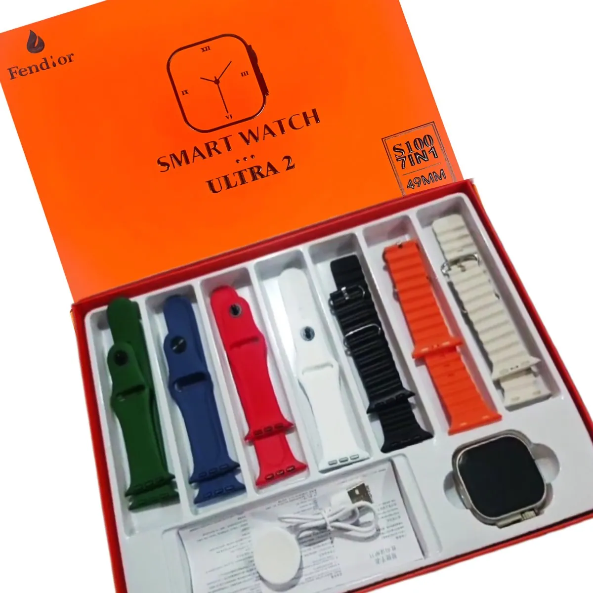 Ultra 2 Smart Watch - Smartwatch With 2.1inch Full Touch HD Display, Bluetooth Calling And Sleep Monitoring