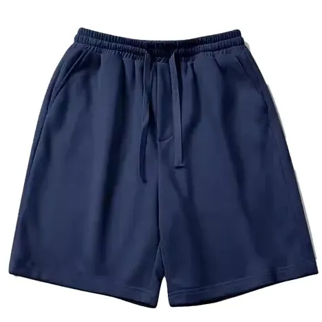 Men’s Navy Blue Jersey Shorts – Comfortable Casual Wear