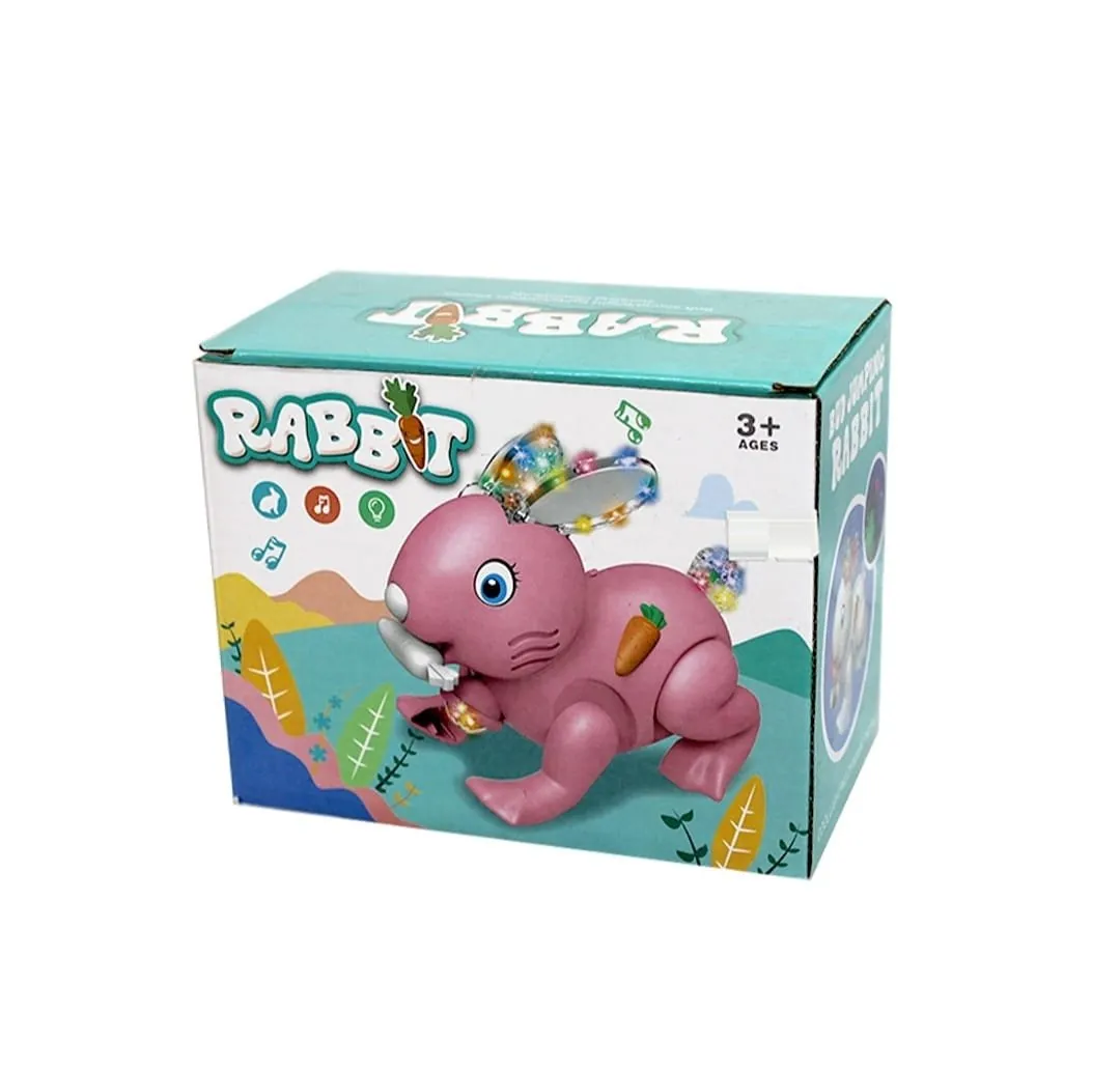 Electric Rabbit Toy for Kids – Light & Sound, Educational & Musical Play