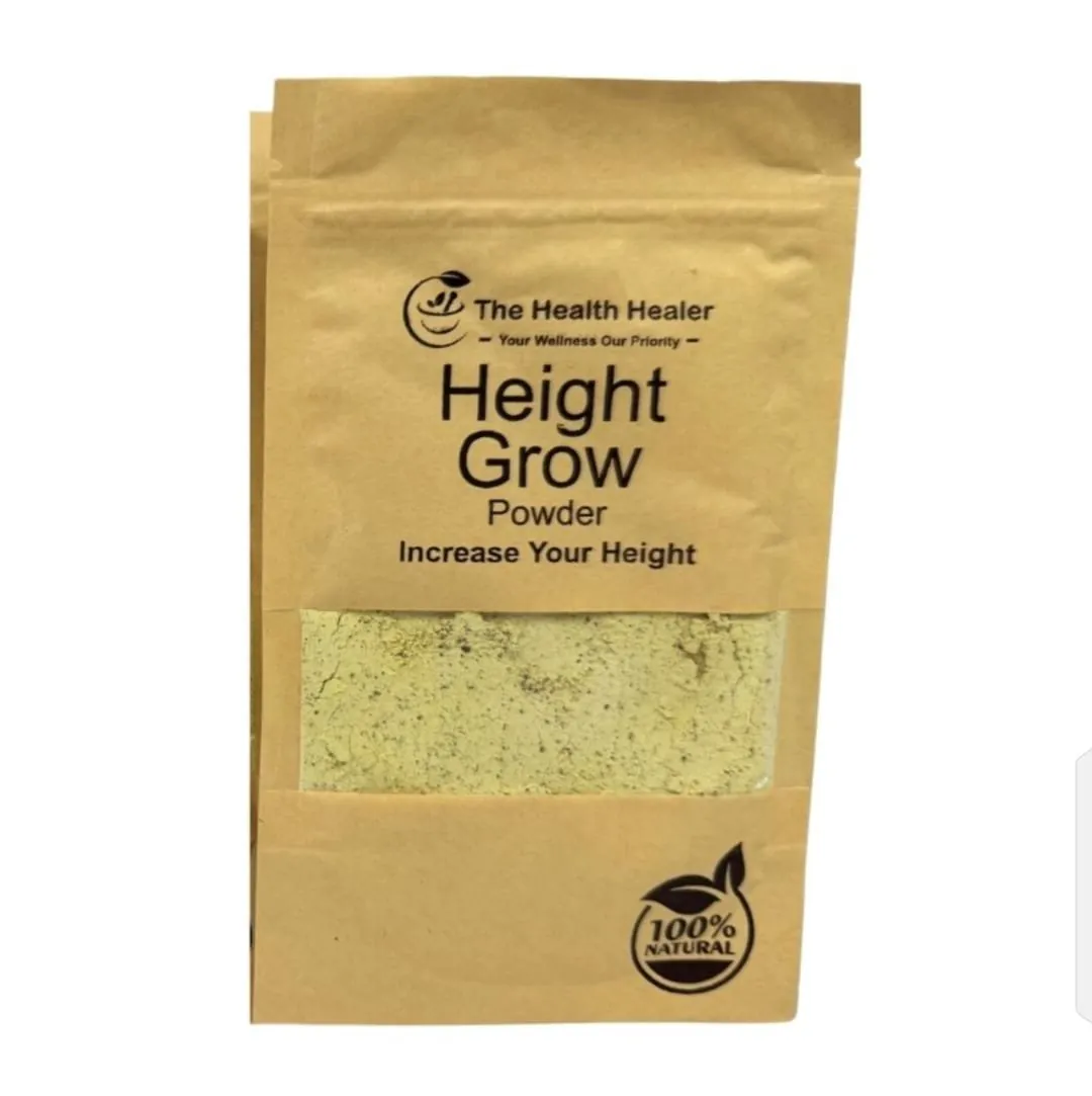 The Health Healer Height Grow Powder – 100% Natural Height Increase Supplement (70 Grams)