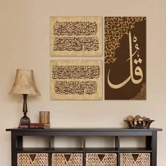 Home Decoration Item 3 Pcs Wall Decor Photo On Wall Canvas Art Decor For Home Easy Set Up