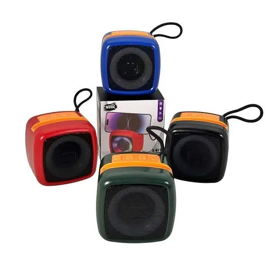 T&G Portable Bluetooth Speaker with LED Lights, Phone Holder & Powerful Bass – Wireless, USB, TF Card & AUX Support – Model X-911