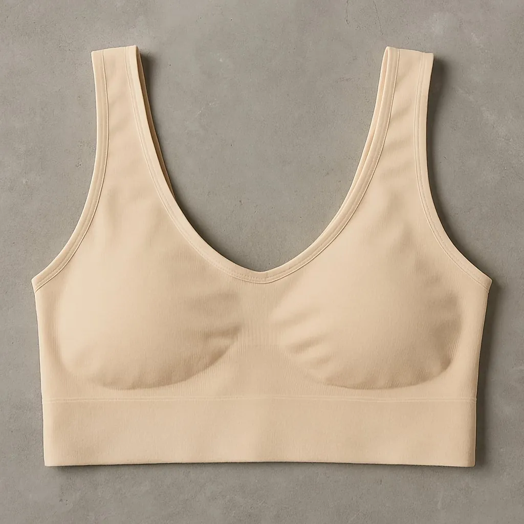 Ladies Air Bra – Soft Jersey Fabric, Plain Non-Padded Design, Comfortable & Lightweight Everyday Wear Lingerie in Skin Color ( Stretchable Size )