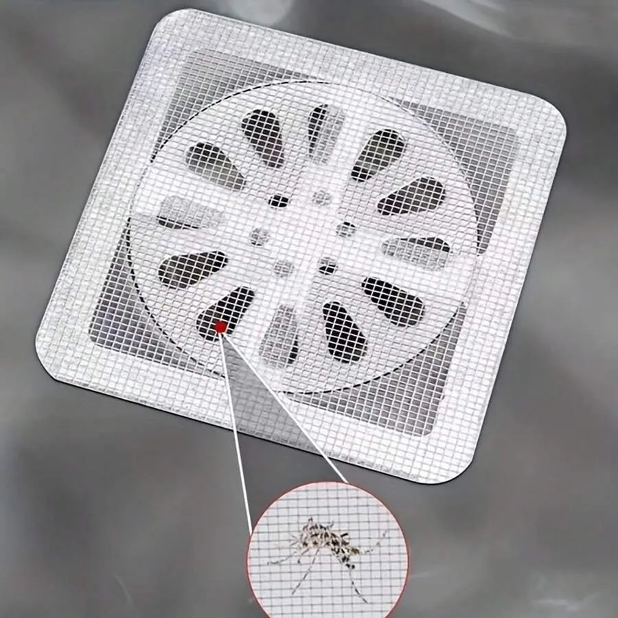 10 Pcs Multifunctional Net Sticker Drainer Net For Bathroom - Kitchen Etc