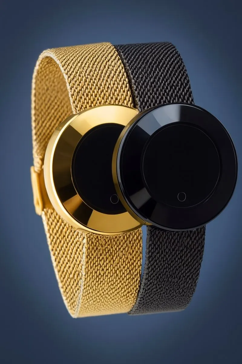 Ladies Smart Watch with Mesh Strap – Stylish Digital Wristwatch