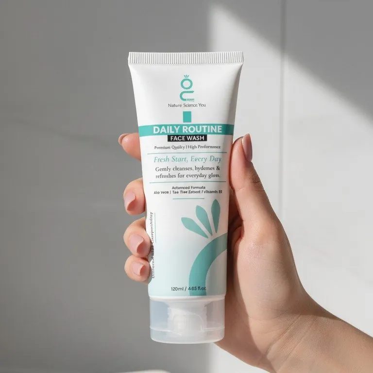 Daily Routine Face Wash gently cleanses, hydrates, and refreshes the skin with a natural blend (120ml)