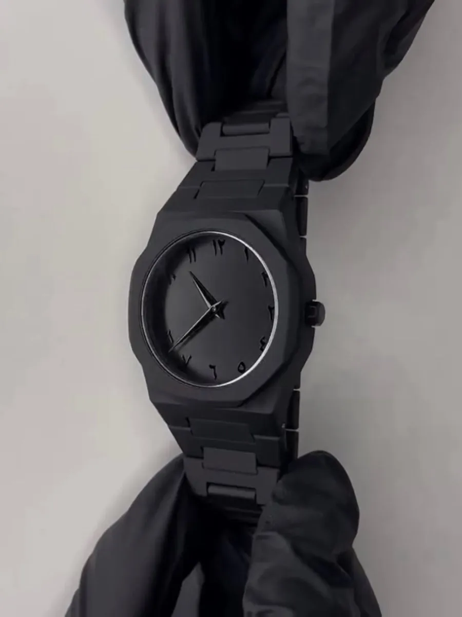 Full BLACK AURA Quartz Watch – Lightweight Design, , Premium Quality & Finish - Best Quality Analog Watch For Boys - Watch For Men | Full Black Color Watch - (Without Box)