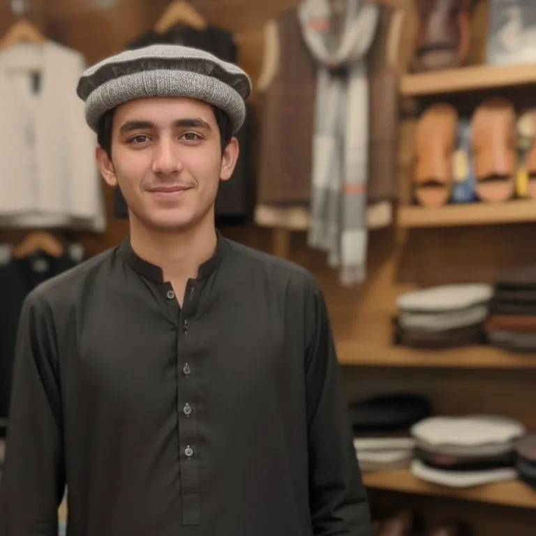Plain Peshawari Cap Traditional Design Durable Quality Comfortable Fit Stylish Look Perfect Choice For Cultural Events (Random Color)