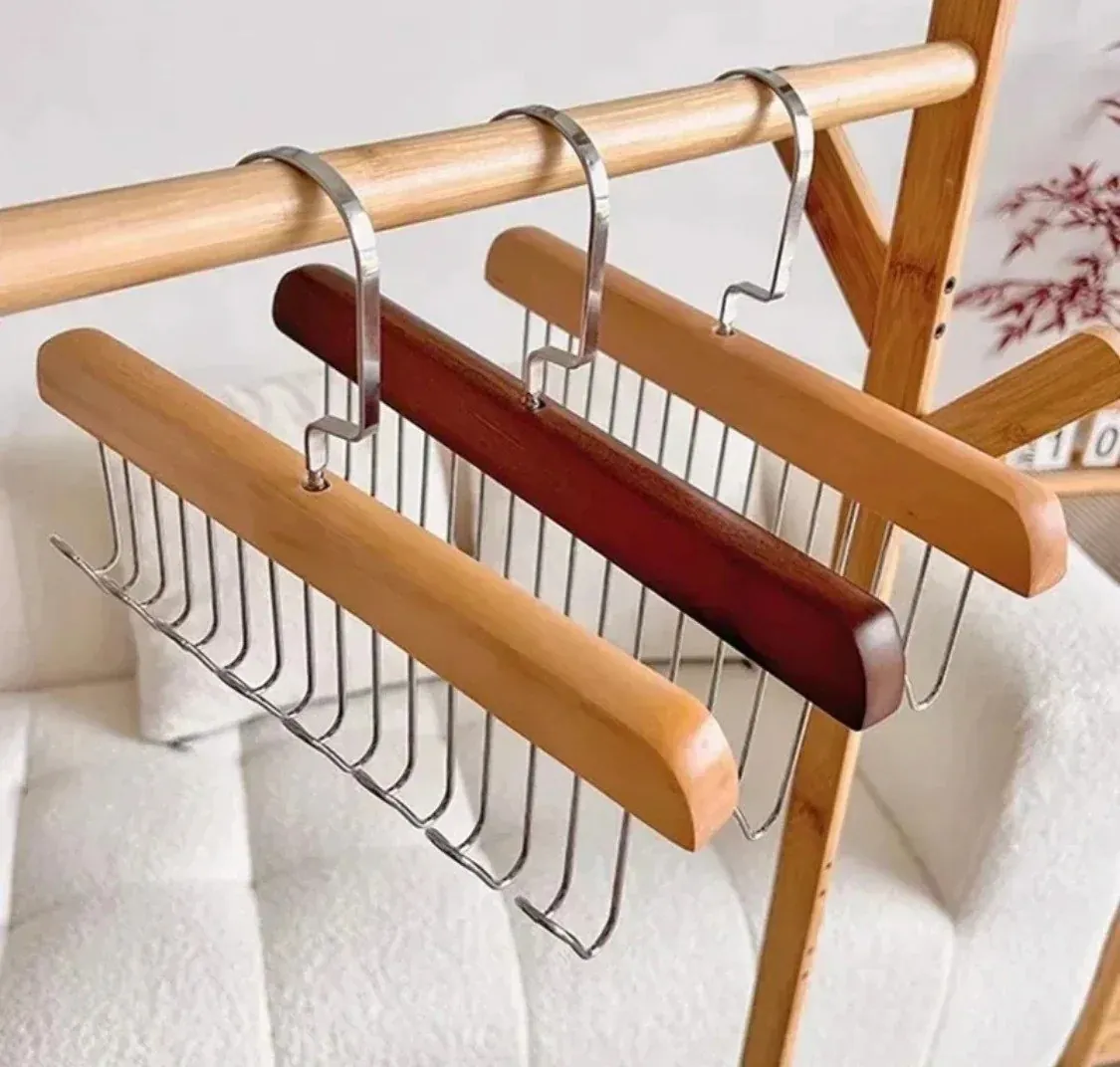 8 Hooks Multi-function Wooden Caps Style 2 price in Pakistan