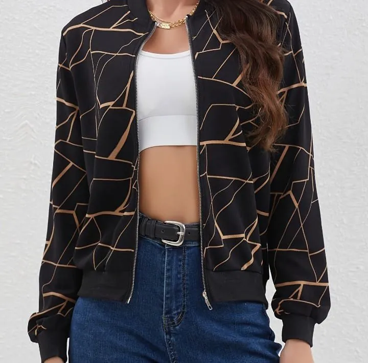 Ladies Lining Jacket Elegant Design Smooth Comfort Easy Wear Durable Stitching Lightweight (Only Jacket)