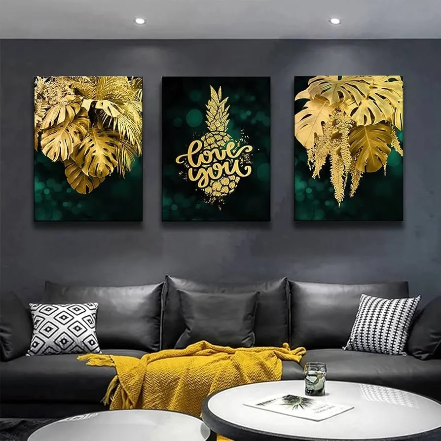 3 Pc Phototiles Wall Art Set | Elegant Self-Adhesive | Premium Quality Smooth Finish | Size 8x11