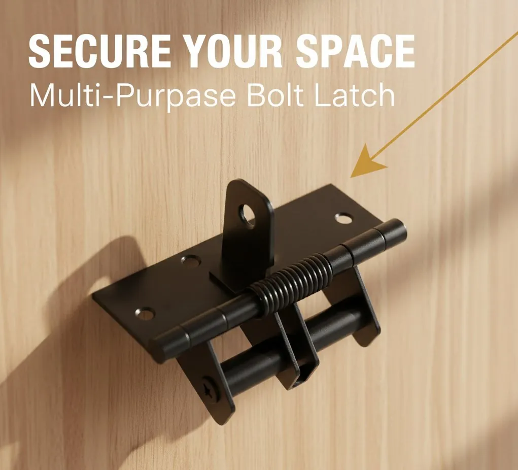 Heavy-Duty Adjustable Self-Closing Door Hinge – Automatic Spring-Loaded Door Closer for Cabinets, Screens, and Interior Doors ( random colour )