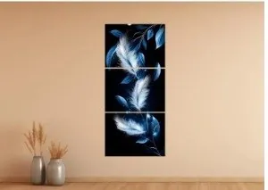 Set Of 3 Leaf Art Wooden Frames Style 4 price in Pakistan