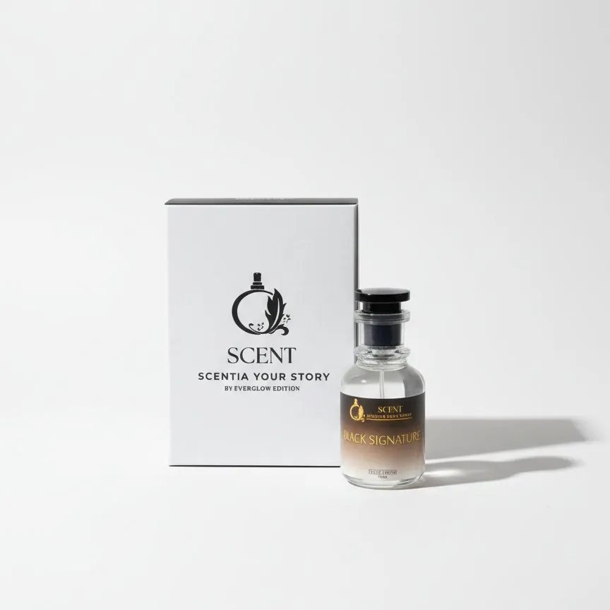 Scentia Your Story Black Signature Perfume – Everglow Edition Long-Lasting Luxury Fragrance ~ 50 ML