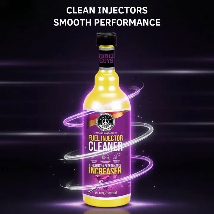 Fuel Injector Cleaner | Engine Performance & Efficiency Booster | THREE GUYS | GERMAN ENGINEERED | Petrol Saver - 473ml