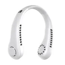USB Rechargeable Neck Fan | 3 Modes Fan Speed | 360 Rotation Neck Hanging Fan With Box | C-Type Charging Cable Included