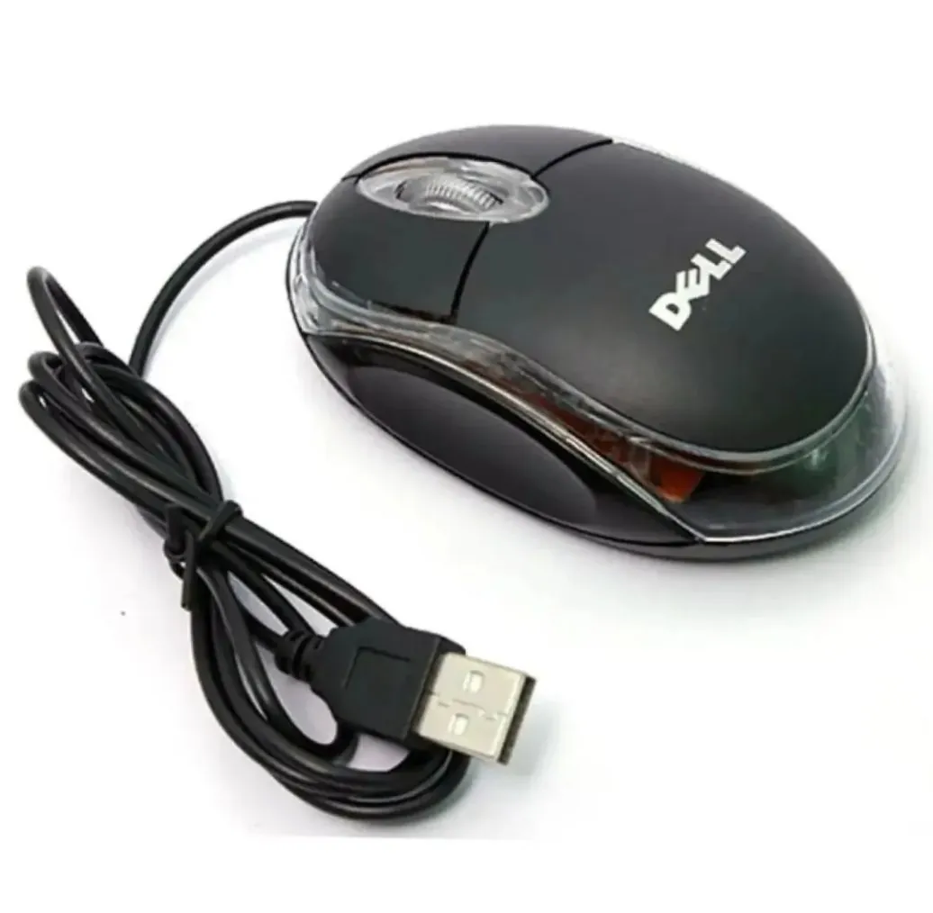 Dell USB Wired Mouse – Smooth & Reliable Optical Tracking for Laptops and Desktop PCs