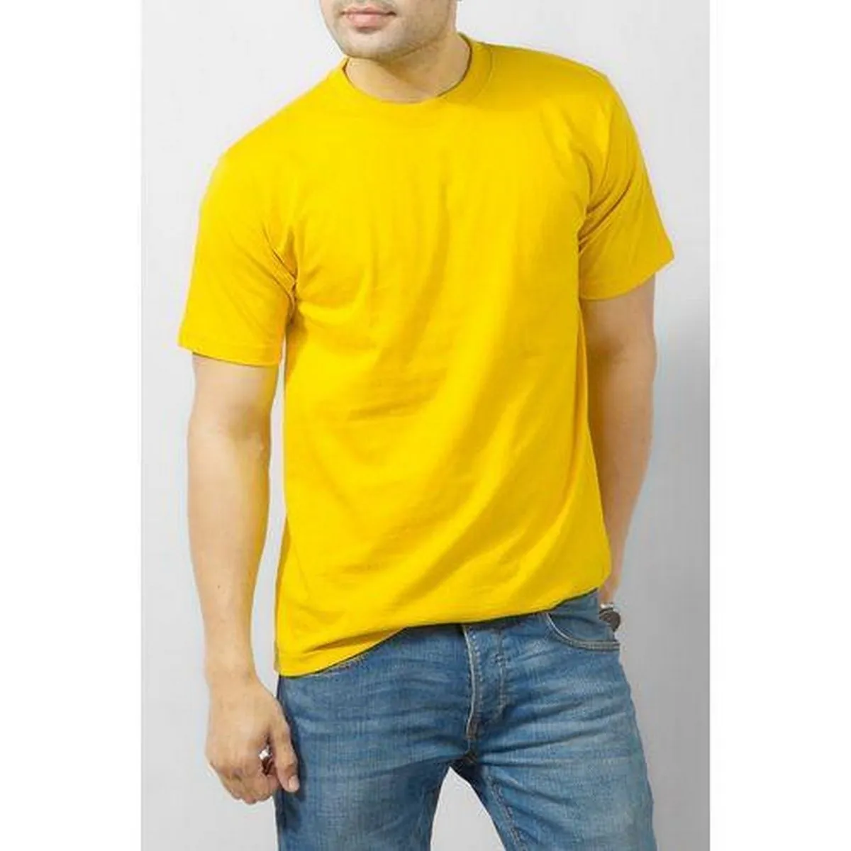 Summer Top Half Sleeve Tee Shirt for Men & Boys – Round Neck Cotton Smart Fit Casual T-Shirt – Trendy Spring & Summer Wear