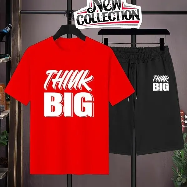 Summer Tracksuit for Men with New Luxury Design – Premium T-Shirt & Shorts Set – Comfortable Casual