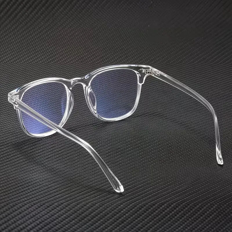 Transparent UV400 Blue Light Blocking Glasses for Men & Women | Clear Lens Computer & Mobile Eyewear | Stylish Unisex Frame with Protective Glasses Box