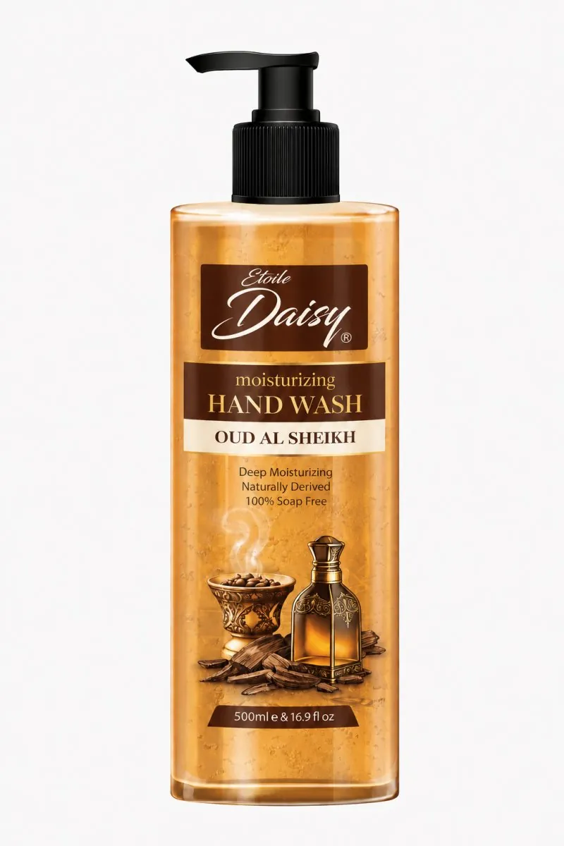 Etoile Daisy Moisturizing Oud-Al-Sheikh Hand Wash 500ml – Luxury Hydrating Liquid Hand Soap with Long-Lasting Oud Fragrance in Pakistan