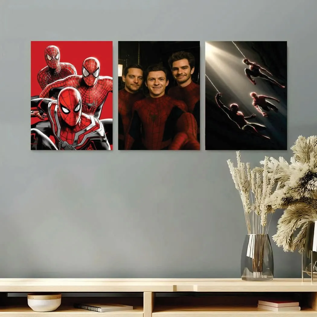 Set of 3 Premium Wall Art Photo Tiles – Modern Home Decor Sets 8x11