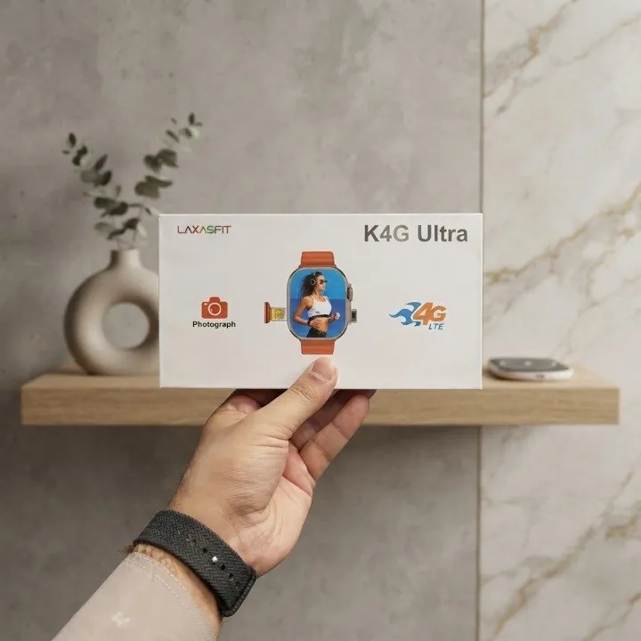 Laxasfit K4G Ultra Smartwatch - Wearable Device Designed For Smart Tracking And Daily Lifestyle Routine
