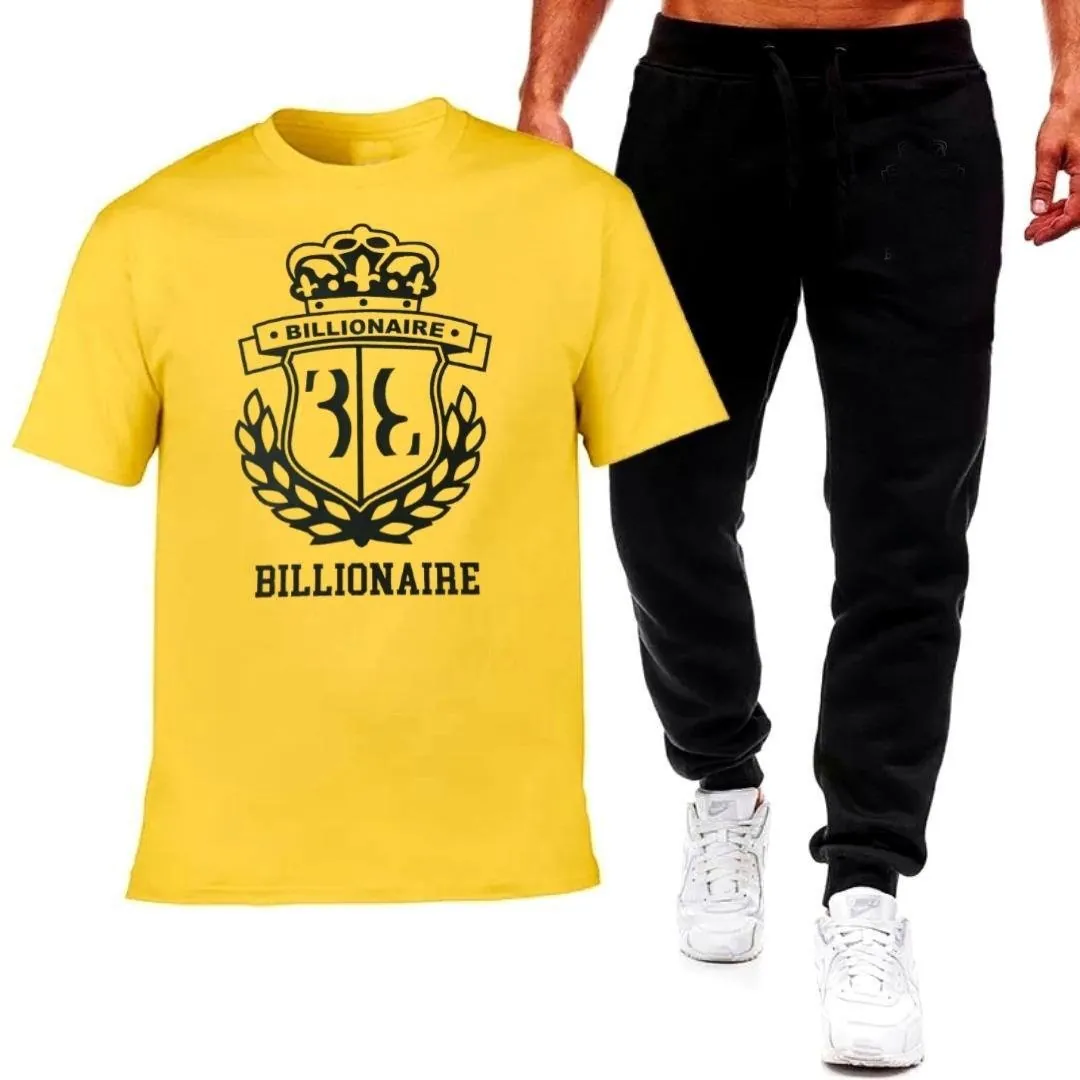 Premium Micro Men’s Tracksuit Billionaire Print – Comfortable Sportswear | Gym & Workout Suit